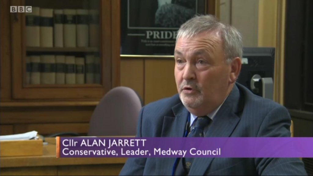 Councillor Alan Jarrett, Leader 