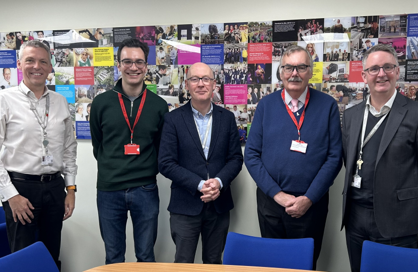 Leader of the Opposition and Opposition Spokesperson for Education visit Mid Kent College