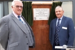 Alan Jarrett and Howard Doe at the opening of HMS President