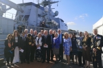 Medway Conservative Councillors and MPs along with friends, family and Naval officers at the commissioning