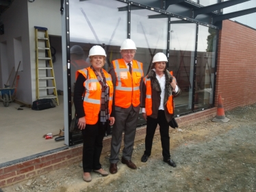 Councillors Jane Chitty and Steve & Josie Iles Visit Strood Station