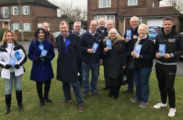 Alan Kew and Medway Conservatives Out Canvassing