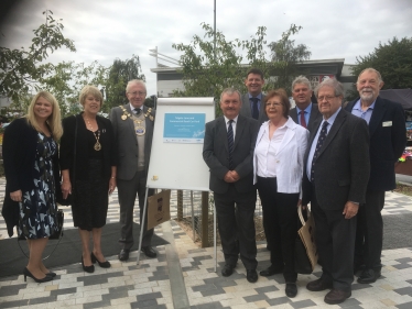 Medway Conservatives and SELEP officials mark the completion of works at commercial road car park in strood